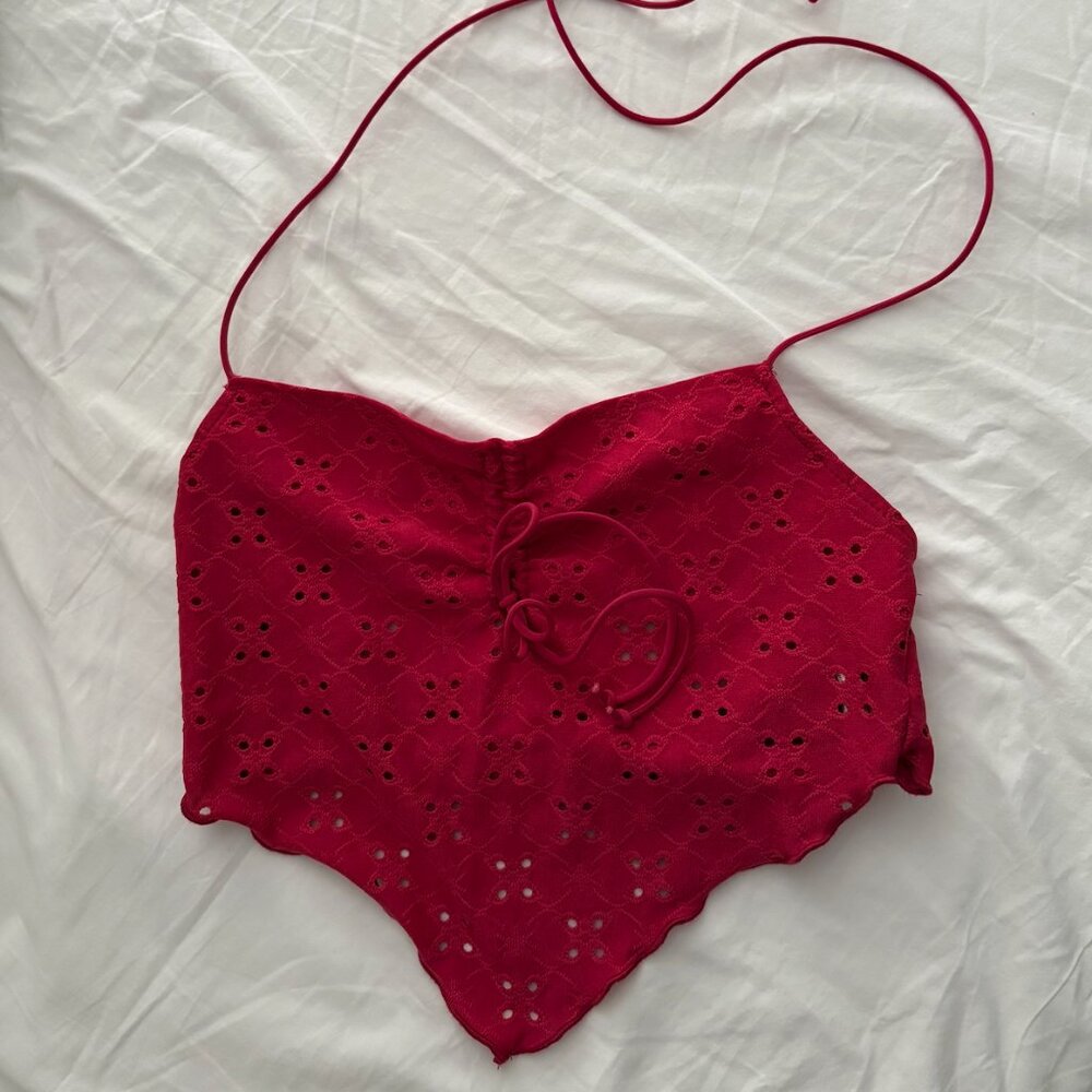 Hot Pink Halter Top